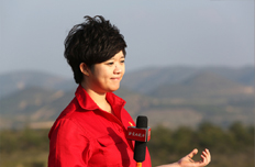 北京電視臺記者做現場報道