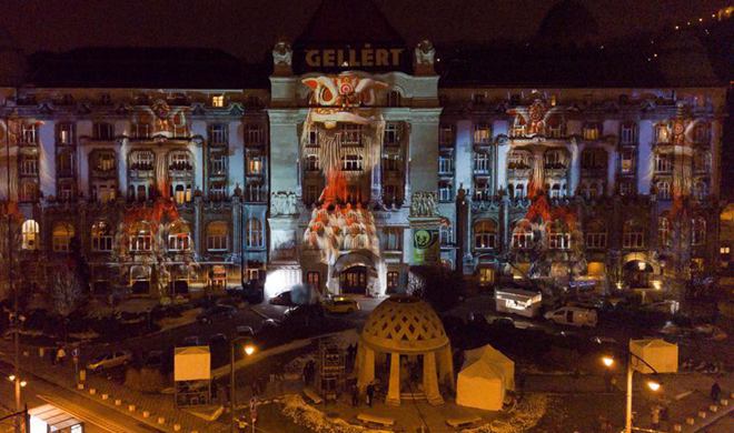 Light show at major Budapest hotel for EU-China 2018 Tourism Year