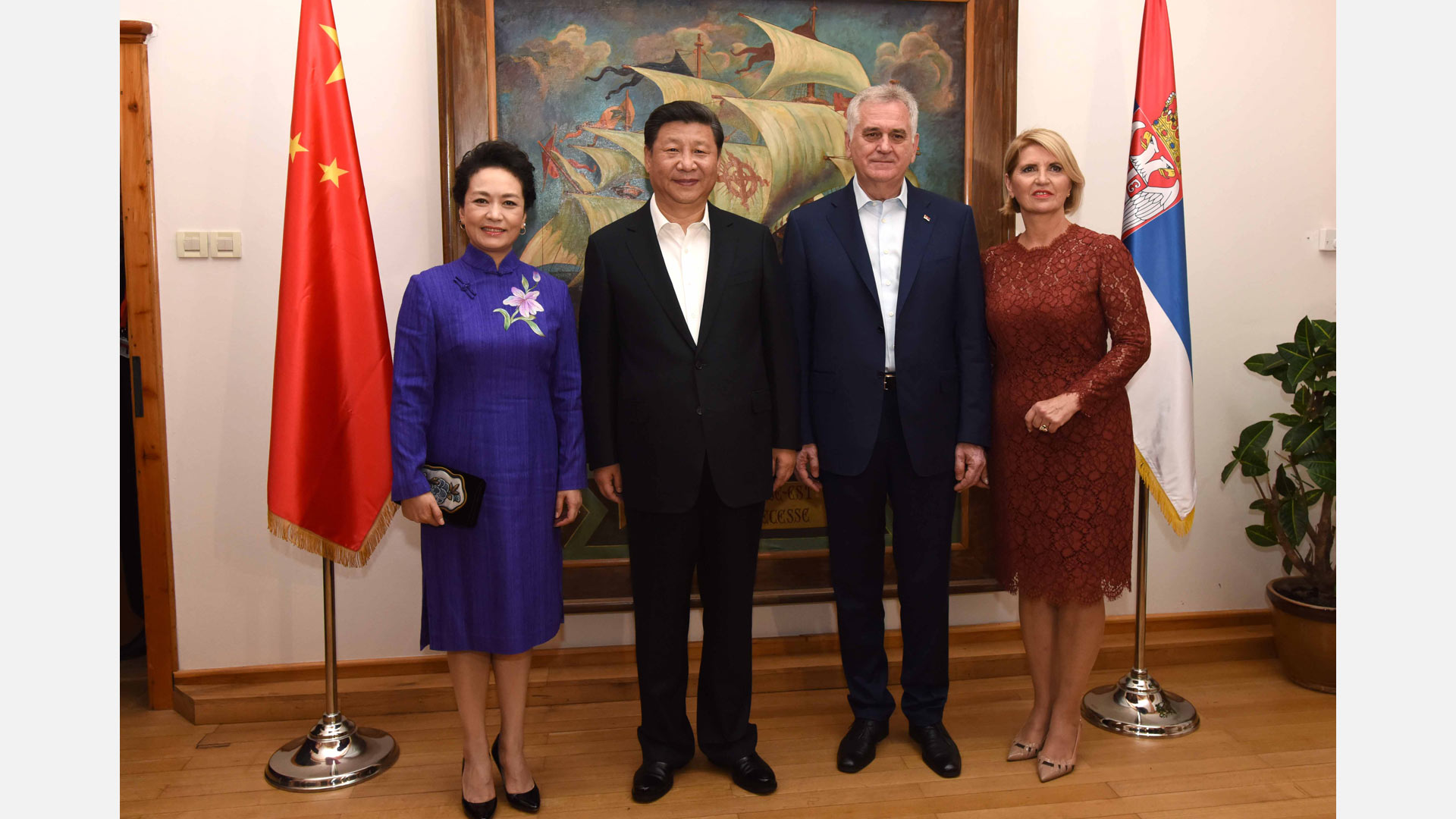 習近平同塞爾維亞總統尼科利奇舉行會晤