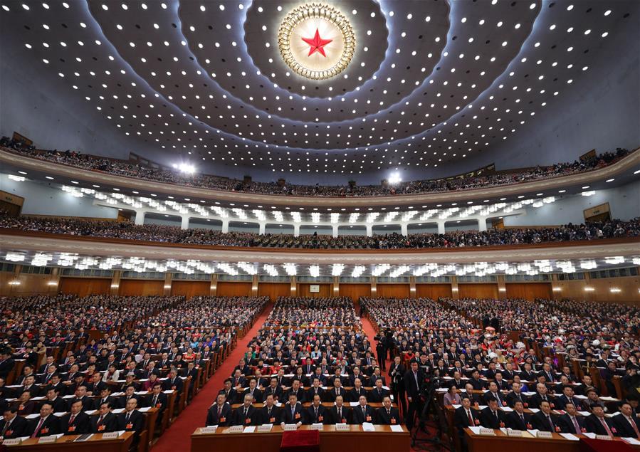 （兩會&middot;人大開幕&middot;XHDW）（21）十三屆全國人大一次會議在京開幕