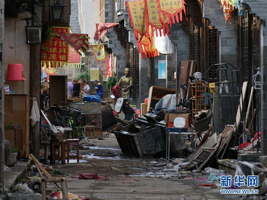 （關注&ldquo;利奇馬&rdquo;&middot;圖文互動）（2）古城洪災 八方馳援&mdash;&mdash;洪水災害下的浙江臨?，F(xiàn)場目擊