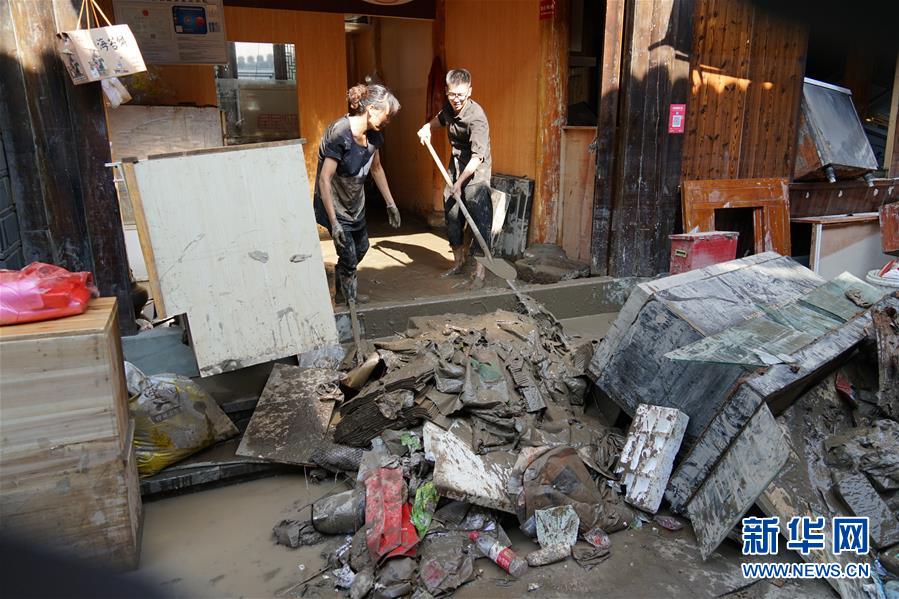 （關注&ldquo;利奇馬&rdquo;&middot;圖文互動）（4）古城洪災 八方馳援&mdash;&mdash;洪水災害下的浙江臨?，F(xiàn)場目擊