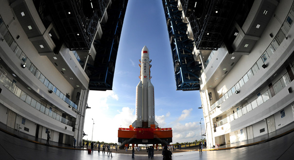 為了長征五號的成功首飛