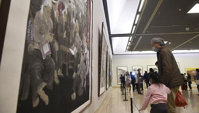 守望鄉(xiāng)愁&mdash;&mdash;黔東南苗族侗族自治州民族文化暨脫貧攻堅主題美術作品展在京開幕