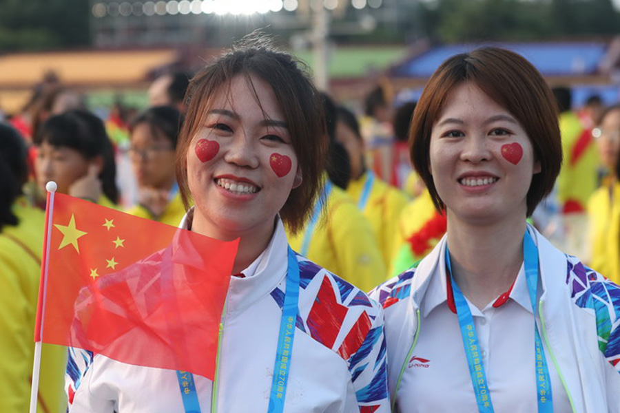 今晚，我們歡聚在天安門廣場