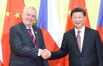 習近平會見捷克總統澤曼