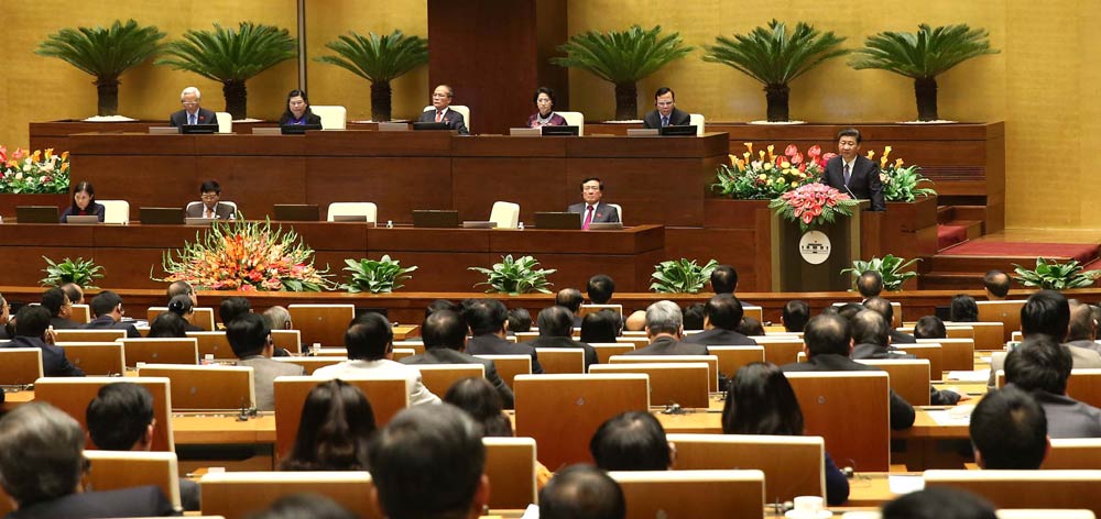 習近平在越南國會發表重要演講