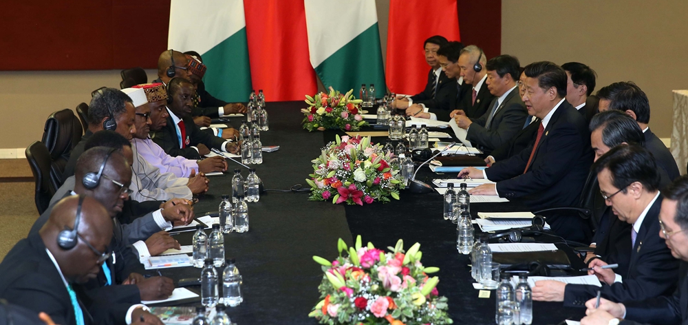 習近平會見尼日利亞總統布哈里