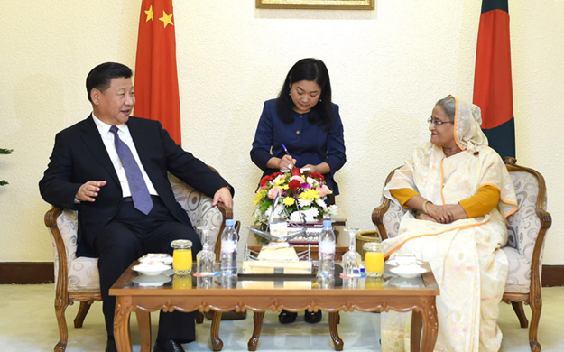 習近平同孟加拉國總理舉行會談 決定將中孟關系提升為戰略合作伙伴關系
