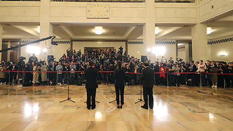 十三屆全國人大二次會議首場&ldquo;代表通道&rdquo;